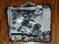 Neue Inline Skates Gr 40 HY SKATE LF-12 Soft-Inliner Aluminium Rollen 84 x 24 mm