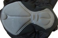 Unisex RADHOSE kurz mit Trägern Fahrradhose Radlerhose mit Coolmax® Sitzpolster