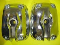Satz Ventildeckel Zylinderkopfdeckel chrom -NEU- BMW R1200 R1100 R850 valve cove