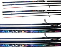 2 Balzer ATLANTIC Brandungsruten mit Knicklichtendring 420 cm