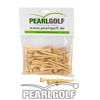 1000 GOLFTEES - 2 1/8 ZOLL (5,4 cm) aus HOLZ - FARBE: NATUR - GOLF-TEES - NEU