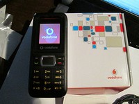 Vodafone 246 schwarz Simfrei Ladeteil Bedienerheft  super ok gebr 50 W