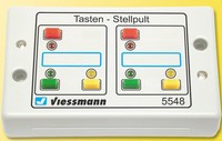 Viessmann HO 5548 Tasten Stellpult dreibegriffig rückmeldefähig NEU in OVP