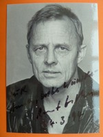 -ah- Rolf Becker, Autogrammkarte (mit Widmung)