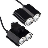 2 CREE XML U2 LED Fahrrad Lampe Licht Stirnlampe Kopflampe Beleuchtung Akku DE