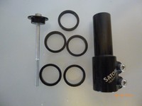 1x neue MTB satori vorbauerhöhung  headset 1x1/8  höhe 119mm ,schwarz