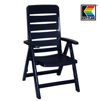 Kettler NIZZA Gartenstuhl Campingstuhl Klappstuhl Hochlehner klappbar in blau