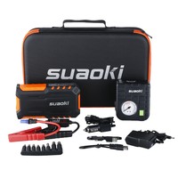 18000mAh Starthilfe Auto Jump Starter Booster Ladegerät Notstart + Luftpumpe