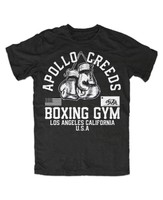 Apollo Creed Boxing Gym T-Shirt-Schwarz Stallone, Rocky, Rambo, Kult