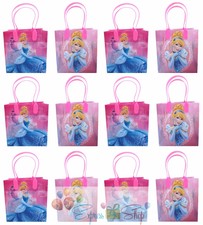 12Pc Disney Princess Cinderella Goody Bags Party Favor Bags Birthday Loot Bags