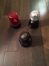 *3 Mini 4 Inch Disco Lights. Toys