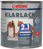 Wilckens 2in1 Klarlack  glänzend bzw.seidenmatt 375ml bzw.750ml