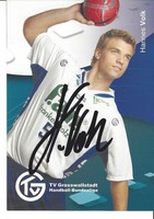 Autogrammkarte AK signiert signed TV Grosswallstadt  HANNES VOLK