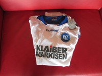NEU mit Etikett Karlsruher SC (KSC)Trikot langarm weiss Gr. L,  Ausrüster Hummel