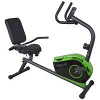 ENJOYFIT Recumbent Bike Heimtrainer Ergometer Liegrad Anzeiger Handpuls-Sensoren