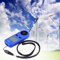 Digital LCD Anemometer Wind Speed Meter Tester Temperature Gauge Thermometer WS