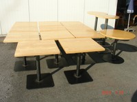 14 Tische Stammtische Bistrotische,Esstische,Tisch, Gastronomie-Tische.massiv