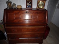 toller älterer Schreibsekretär italienisch Nussbaum