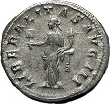 GORDIAN III 238AD Authentic Genuine Ancient Silver Roman Coin Liberality i59120