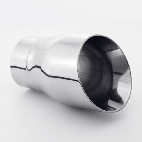 Dual Wall Slant Polished 304 Stainless Steel Car Exhaust Tip 2.5" inchX 3.5"inch
