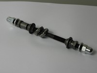 Fahrrad Hinterradachse Hinterrad-Achse +Kugellager+Huttmutter+ Scheiben  18404 