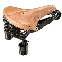 Lepper Primus 215 Herrensattel Fahrradsattel Lederdecke in 3 Farben - 01050201