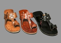 LaRocco Ledersandalen Zehensandale Echtleder Sandalen Zehenschlaufe 2.w neu