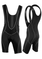 Herren Kurzarm Fahrrad Trägerhose Bib Short Radhose Fahrradhose mit Sitzpolster