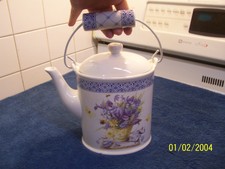 Marjolein Bastin Hallmark Nature'S Sketchbook Porcelain Watering Can 8 In Tall