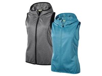 CRIVIT SPORT Weste Damen Funktionsweste Lauf Outdoor Training Rad Jogging Kapuze