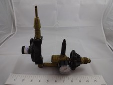 Helium Balloon Filler Regulator Gauge Rubber Tilt Valve Auto Shut Off Brass