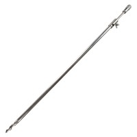 Edelstahl Bankstick 60-100cm mit Drill Erdspeer Erdspieß Feststellschraube