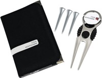 COLIN MONTGOMERIE Scorecard-Halter mit Pitchgabel und Ballmarker +++ NEU