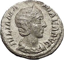 JULIA MAMAEA Severus Alexander Wife Silver Ancient Roman Coin Felicitas i53170