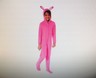 Footed Pink Bunny Pajamas PJ's w/Ears&Face JOE BOXER NWT Sz 10-12 SPRING Delight