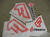 5x FANATIC  AUFKLEBER-STICKER  