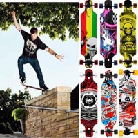 LONGBOARD SKATEBOARD Skate Board Komplettboard Cruiserboard 104*24cm/78*20cm DE