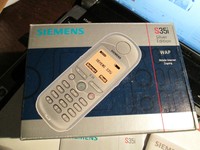 Siemens S 35i OVP grau silber Simfrei neue Batterie Heft Lader gebraucht Nr. 130