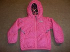NORTH FACE JACKET MOONDOGGY REVERSIBLE PINK FLOWERS HOOD INFANT GIRL'S 3T 3 TOD
