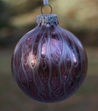 Rare - Vintage Christmas / Xmas Tree Glass Ornament, made In West Germany