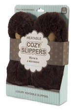 Cosy Feet Slippers Ebay Intelex Cozy Microwavable Slippers Brown Heatable Luxury Furry Bed Feet Warmer