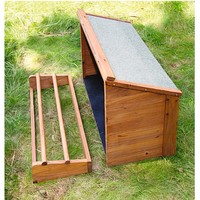 Umrüstsatz zu Hühnerstall mit Eiablage und Sitzstangen 85 x 37 x 48 cm Legenest