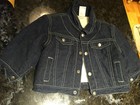 baby gap infant fleece lined jean jacket 6-12 months