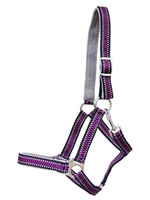 Kunststoffhalfter Halfter "Numbers" verstellbar am Genickstück, weich unterlegt