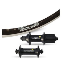 Laufradsatz Cross 28 Zoll Shimano Deore 610 Schwarz, Ryde Zac 2000 Schwarz