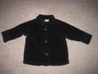 HANNA ANDERSSON SOFT FLEECE FEEL LONG SLEEVED BUTTON FRONT JACKET 90 2-3 BLACK
