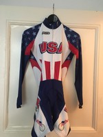 USA Zeitfahranzug Langarm Fahrradeinteiler Gr. L (5) neu TOPP