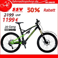 STEPPENWOLF "Tryton COMP": 26",20G. SHIMANO XT, RH:47(M) Mountainbike FULLY,SALE
