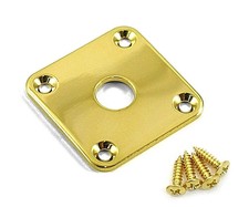 New Gold Metal Jackplate with Mounting Screws for Gibson Les Paul Guitars