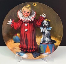Reco Mcclelland Children'S Circus Collector Plate "Tommy The Clown"